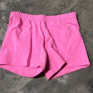 Size 24 month pink granimal knit shorts